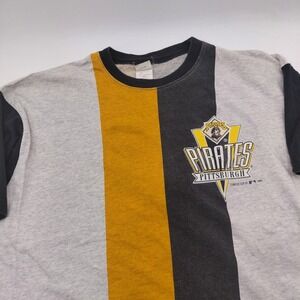 Vtg 90s Competitor Pittsburgh Pirates Shirt Mens L USA Color Block Back Hit Rare